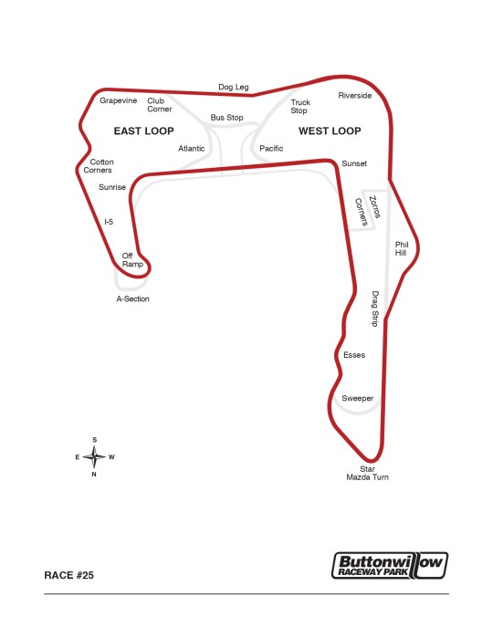 CCW Track Map